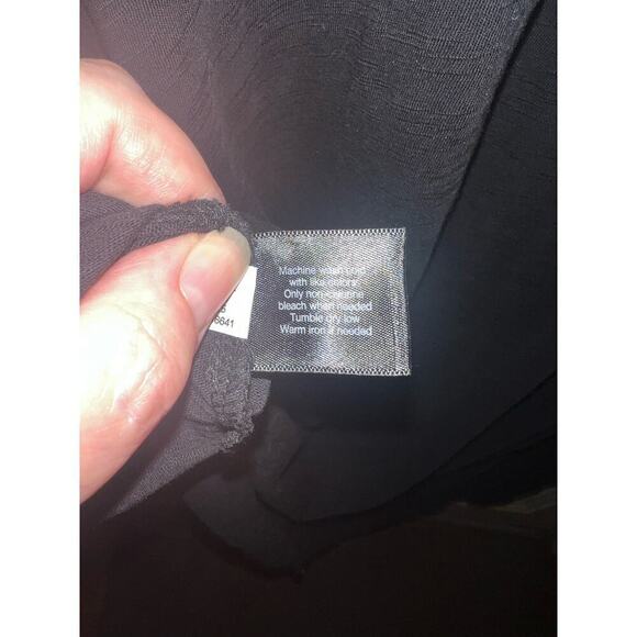 Lane Bryant flutter sleeve embroidered peasant top boho floral gauzy flowy - Picture 5 of 7